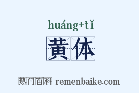 黄体是什么意思的图片